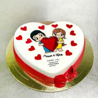 Свадебный торт по мотивам жвачки Love is