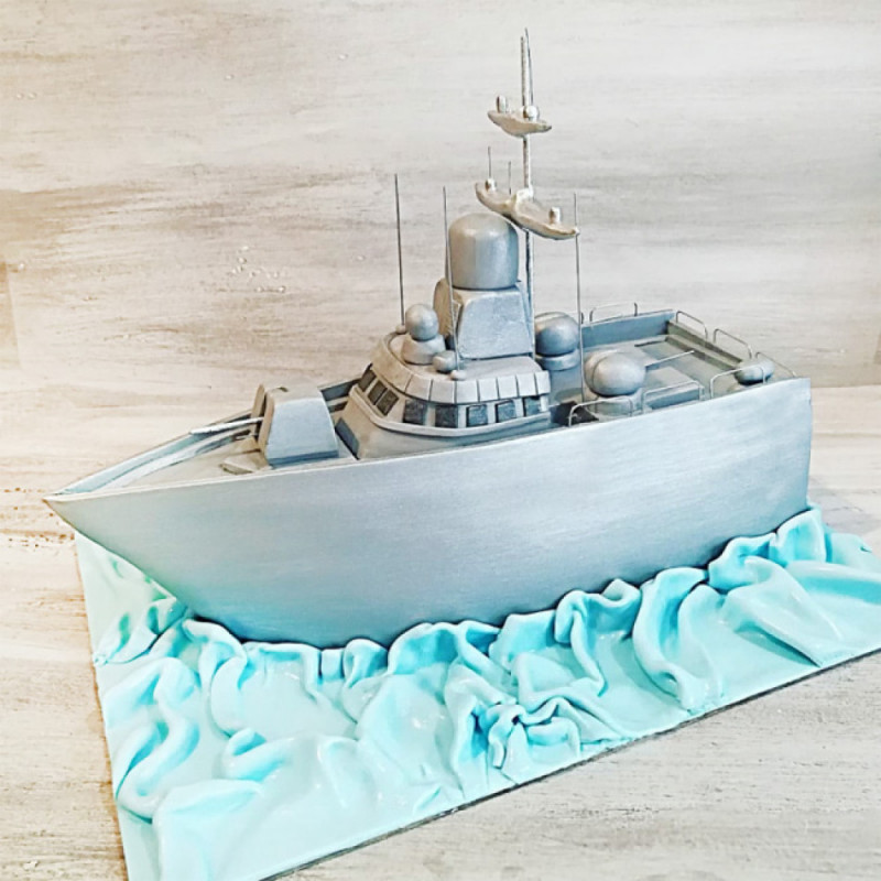 Торт на День Военно-Морского флота
