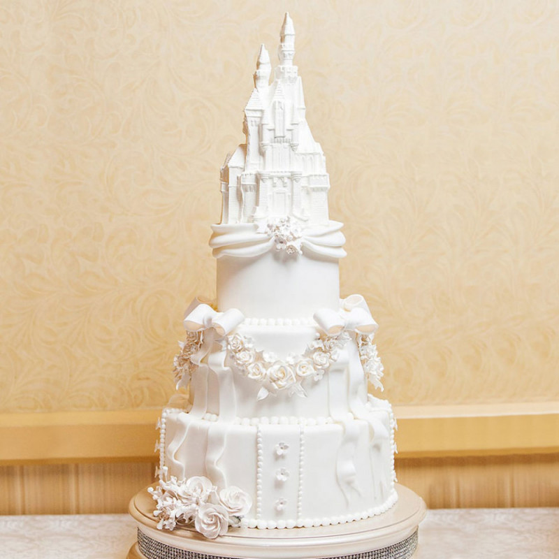 Торт на свадьбу в стиле Золушка