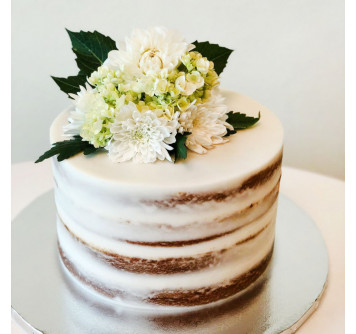 Деревенский свадебный торт
