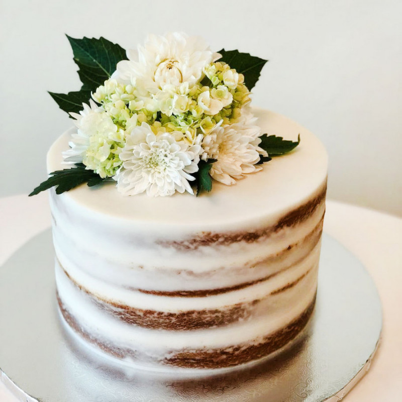 Деревенский свадебный торт