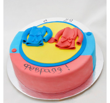 Детский торт на 23 февраля