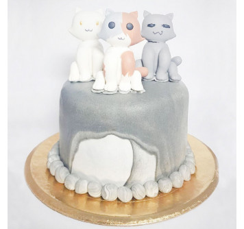 Торт Фортнайт кошки