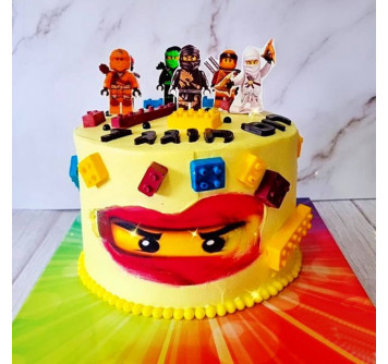 Торт для мальчика Лего Ниндзяго