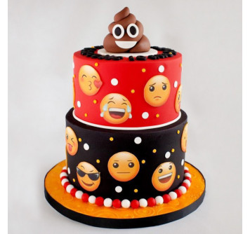 Торт с Emoji