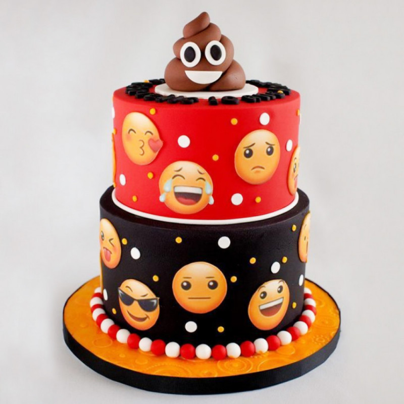 Торт с Emoji