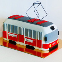 Торт трамвай