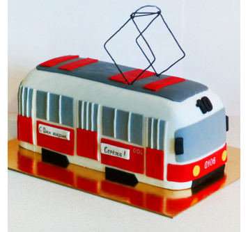 Торт трамвай