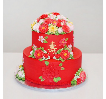 Торт на свадьбу в китайском стиле