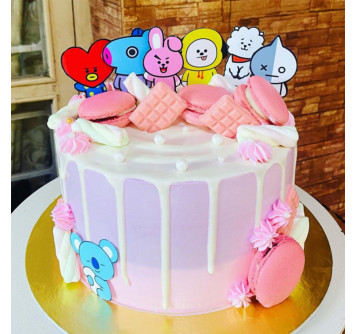 Торт БТС на день рождения девочке