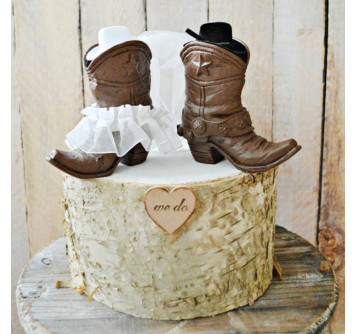Свадебный торт в стиле вестерн