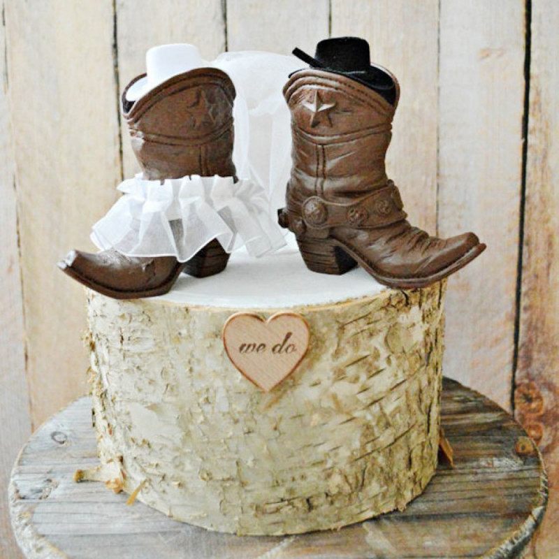 Свадебный торт в стиле вестерн