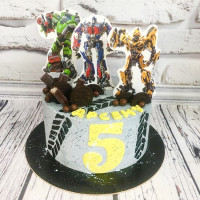 Детский торт Трансформеры