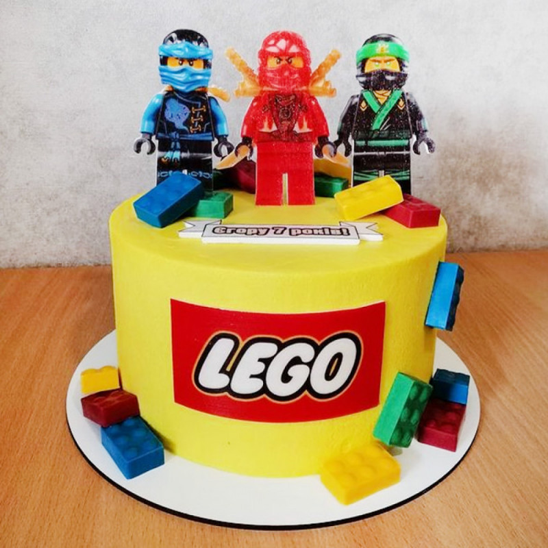 Торт Лего 7 лет
