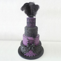 Свадебный торт в стиле бурлеск
