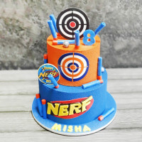 Торт Нерф на день рождения