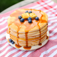 Одноярусный блинный торт