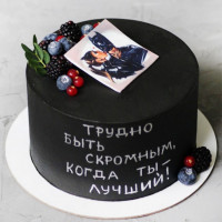 Торт с Бэтменом мужу на день рождения