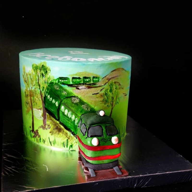 Торт поезд