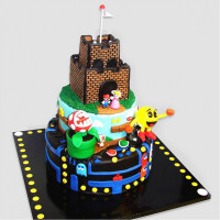 Торт Марио и Пакман