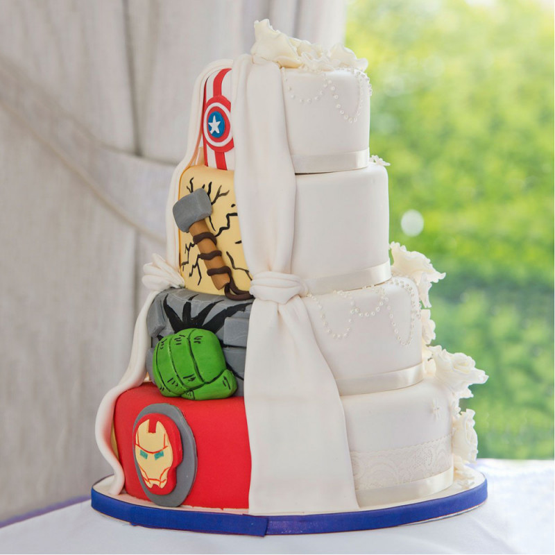 Торт на двойную свадьбу