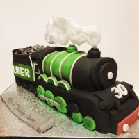 Торт в форме поезда
