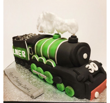 Торт в форме поезда