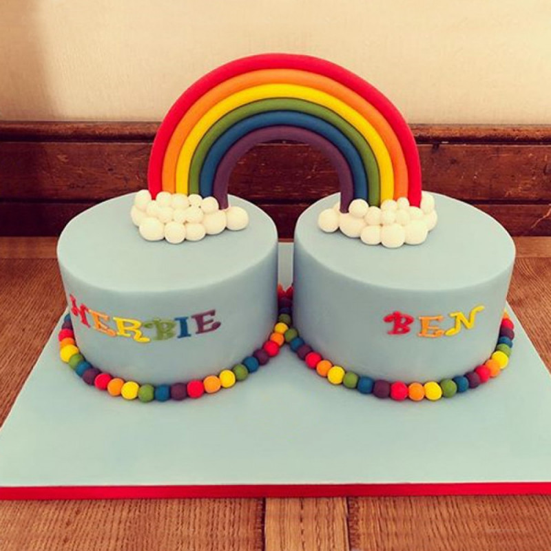 Торт для двойняшек 9 лет