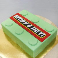 Торт Кубик Лего