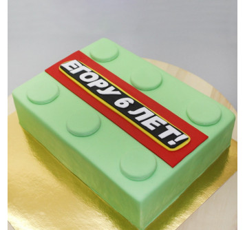 Торт Кубик Лего