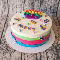 Торт девочке Pop it на 6 лет