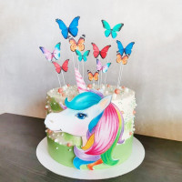 Торт для девочки 6 лет без мастики