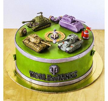 Торт танчики World of Tanks