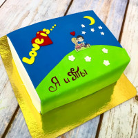 Торт на 14 февраля любимому