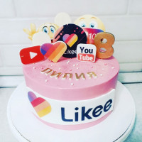 Торт на 8 лет девочке Лайк
