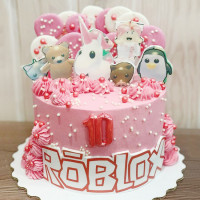 Торт с Единорогом Roblox девочке