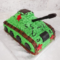 Торт танк без мастики