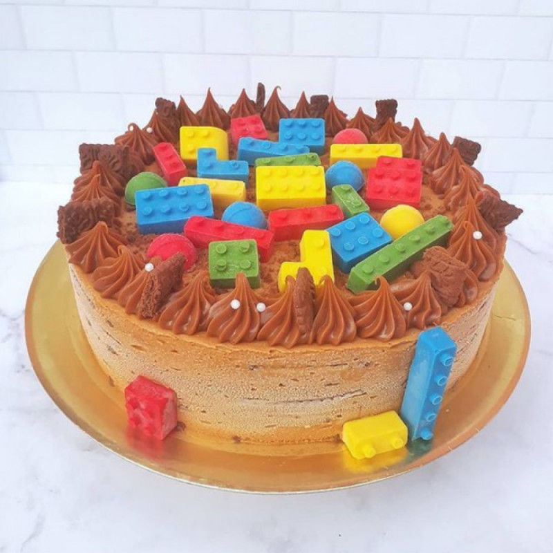 Шоколадный торт Лего
