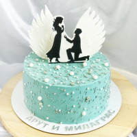 Торт на предложение руки