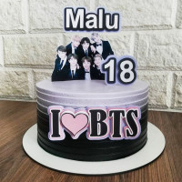 Торт БТС группа