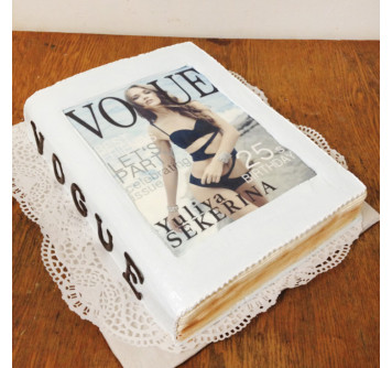 Торт журнал Vogue