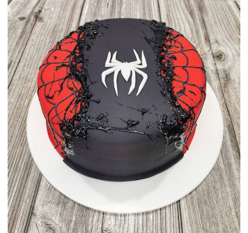 Торт Эмблема человека паука