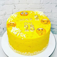 Торт смайлики на юбилей