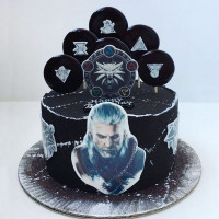 Торт Ведьмак для мальчика