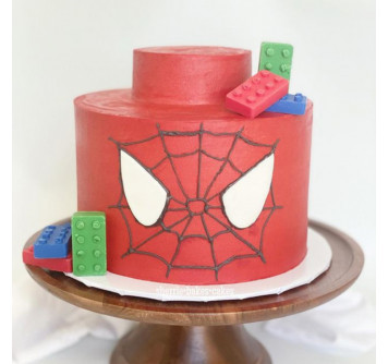 Торт Лего Человек паук