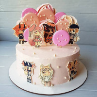 Торт Gacha Life без мастики