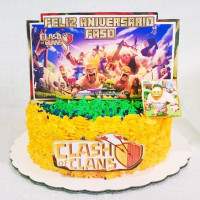 Торт по игре Клэш оф Кланс