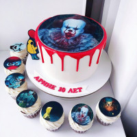 Торт с капкейками Оно