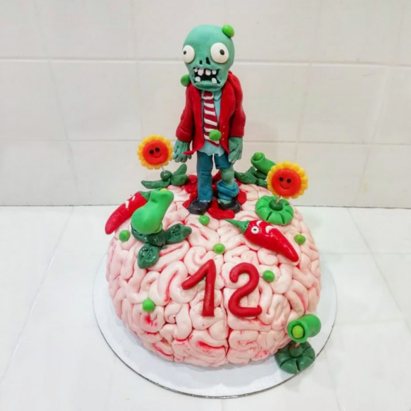 Торт мозг по игре «Зомби против растений»