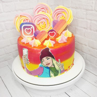 Торт Лайк на день рождения девочке